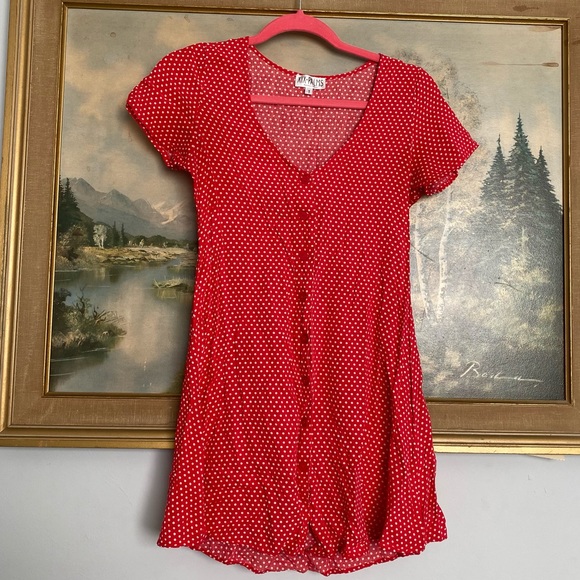XIX Palms red polka dot dress - Picture 2 of 5
